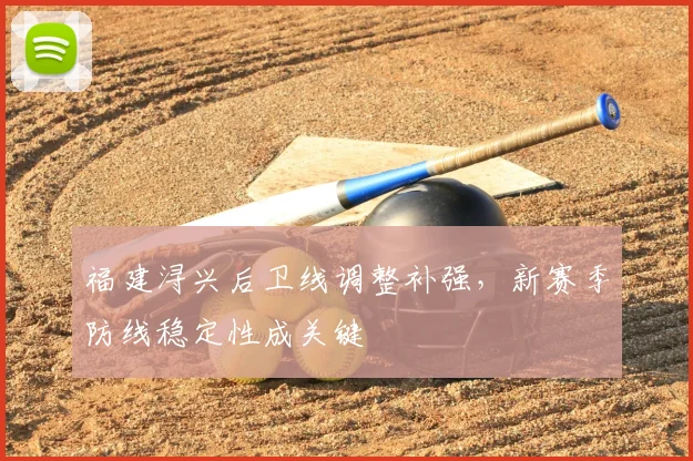 福建浔兴后卫线调整补强,新赛季防线稳定性成关键