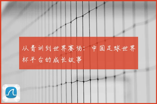 从青训到世界赛场：中国足球世界杯平台的成长故事